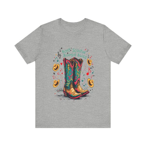 Boot Scootin' Boogie Bliss T-Shirt – Vibrant Country Dance Design with Musical Flair - Image 49