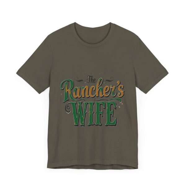 Rancher's Wife T-Shirt – Rustic Typography Design for Strong Country Women - Image 19