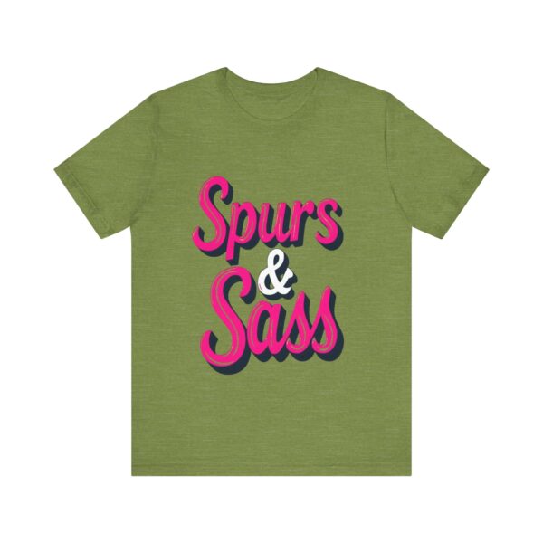 Spurs & Sass T-Shirt – Western Cowgirl Graphic for Bold Attitudes - Image 21