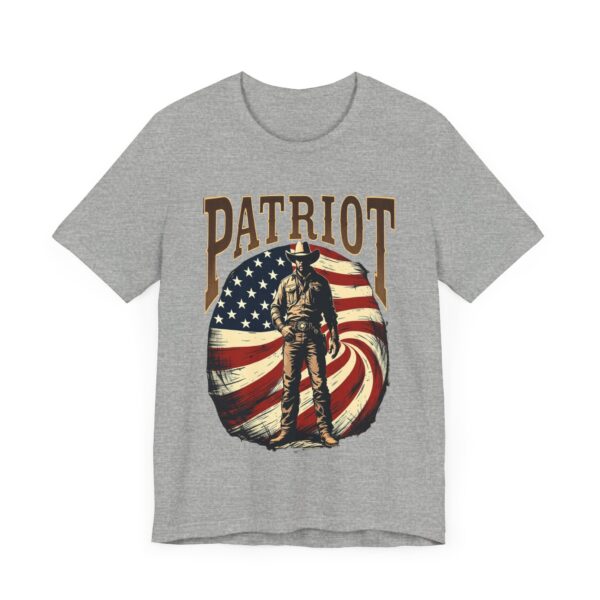 Patriot By Choice T-Shirt – Bold Cowboy Spirit and Patriotic Pride Design - Image 47