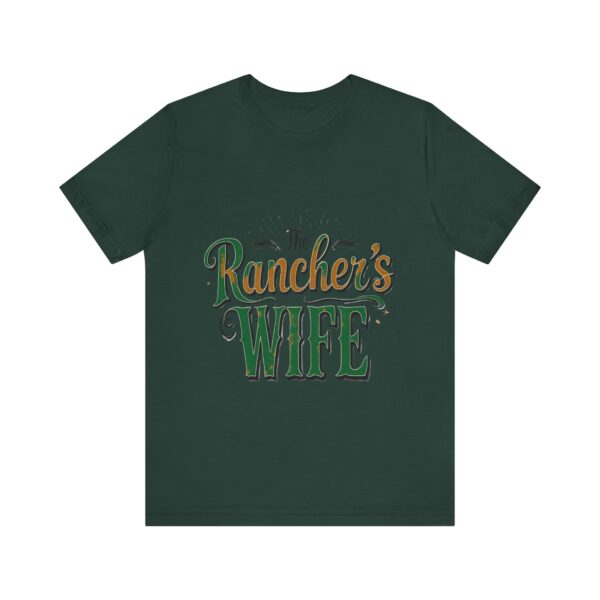 Rancher's Wife T-Shirt – Rustic Typography Design for Strong Country Women - Image 33