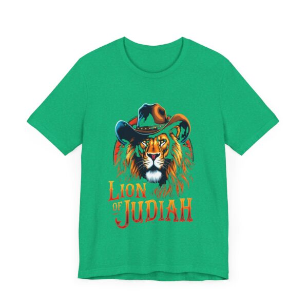 Ferocious Lion of Judah T-Shirt – Cowboy Gear Design for Faith and Strength - Image 35