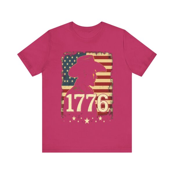 1776 Freedom T-Shirt – Cowboy Patriotic Vintage Graphic Design - Image 61