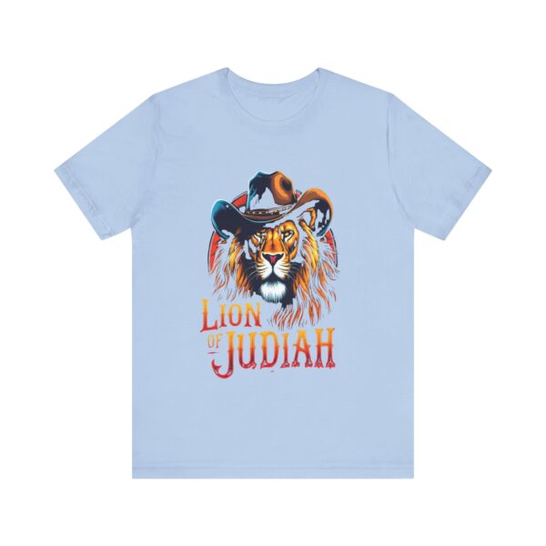 Ferocious Lion of Judah T-Shirt – Cowboy Gear Design for Faith and Strength - Image 45