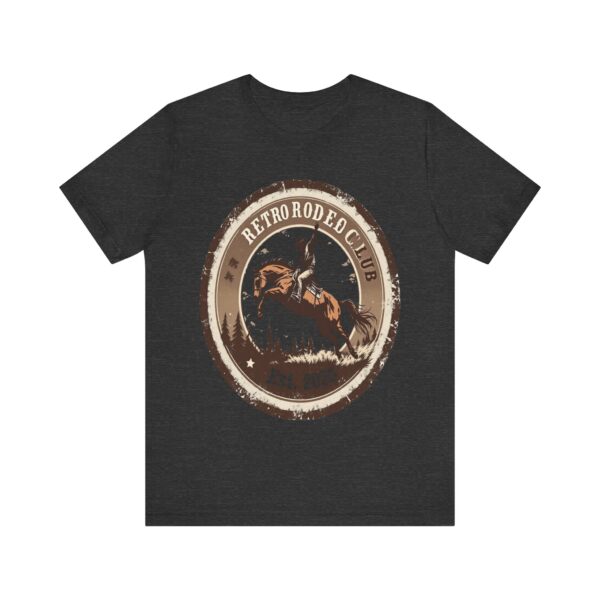 Retro Rodeo Club Bucking Bronco T-Shirt – Vintage Western Stamp Design - Image 57