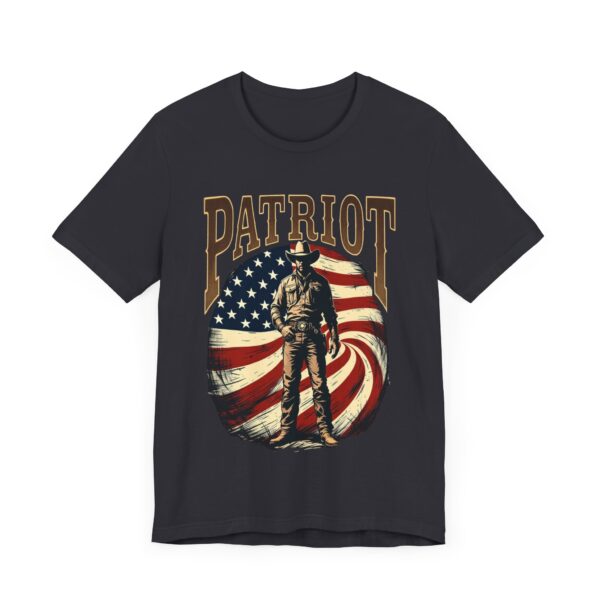 Patriot By Choice T-Shirt – Bold Cowboy Spirit and Patriotic Pride Design - Image 23