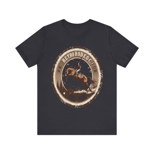 Retro Rodeo Club Bucking Bronco T-Shirt – Vintage Western Stamp Design - Image 33