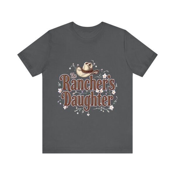 The Rancher's Daughter T-Shirt – Elegant Cowgirl Typography with Western Flair - Image 49