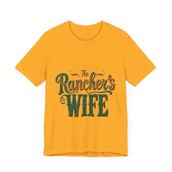 Rancher's Wife T-Shirt – Rustic Typography Design for Strong Country Women - Image 11