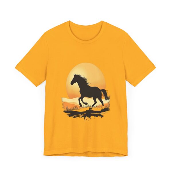 Sunset Rides Equestrian Serenity T-Shirt – Horseback Riding Sunset Graphic Tee - Image 19