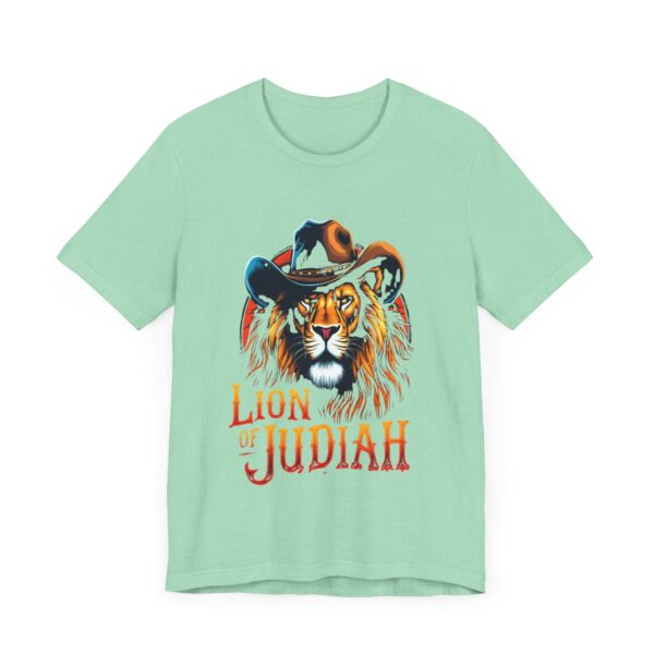 Ferocious Lion of Judah T-Shirt – Cowboy Gear Design for Faith and Strength - Image 31