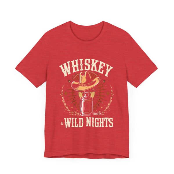 Whiskey, Boots & Wild Nights Cowboy Graphic T-Shirt - Rustic Western Flair - Image 23