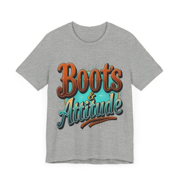 Boots & Attitude T-Shirt – The Cowgirl's Creed Western Graphic - Image 55