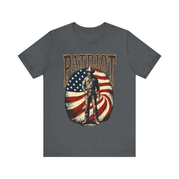 Patriot By Choice T-Shirt – Bold Cowboy Spirit and Patriotic Pride Design - Image 49