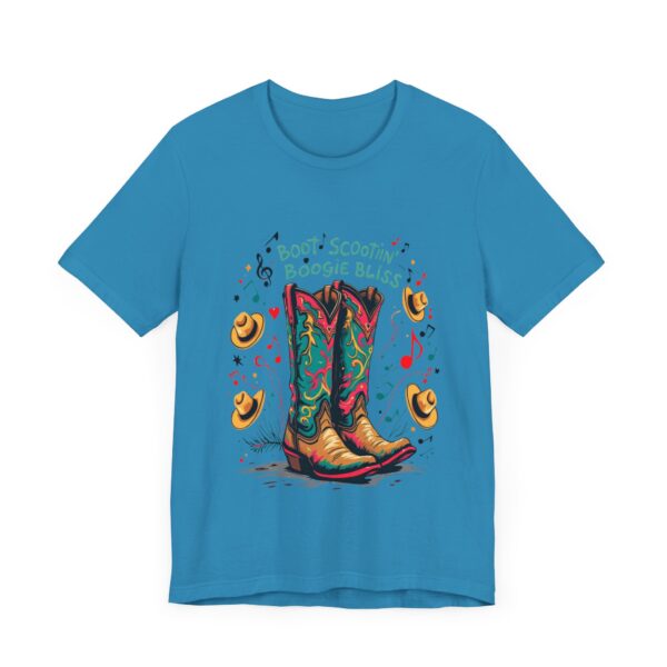 Boot Scootin' Boogie Bliss T-Shirt – Vibrant Country Dance Design with Musical Flair - Image 43