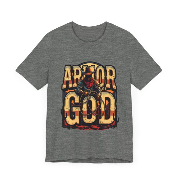 Armor of God T-Shirt – Old West Valor Meets Spiritual Strength - Image 3