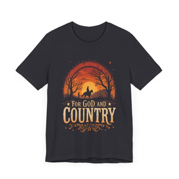 For God and Country T-Shirt – Cowboy Spirit Design for Faith and Freedom - Image 23