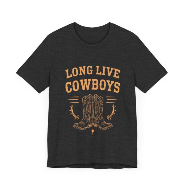 Long Live Cowboys Rustic Spur & Boot T-Shirt – Western Country Graphic Tee - Image 59