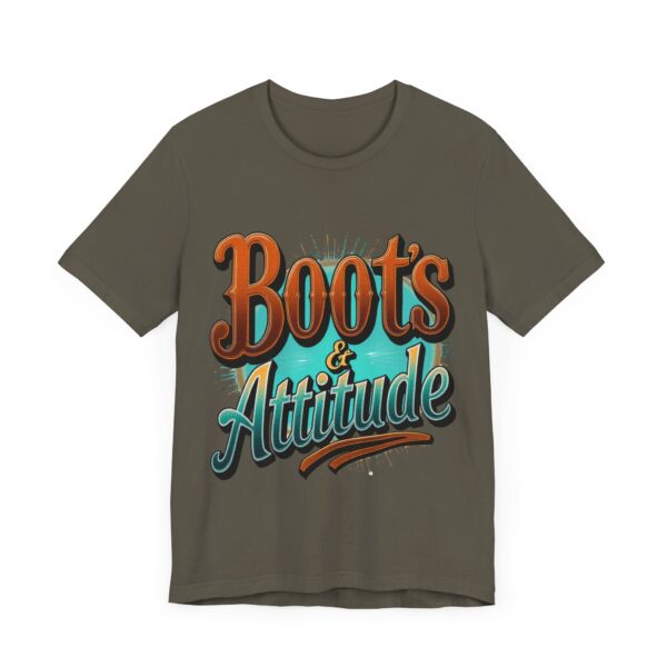 Boots & Attitude T-Shirt – The Cowgirl's Creed Western Graphic - Image 31