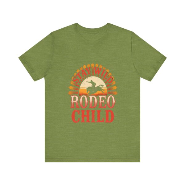 Stay Wild Rodeo Child T-Shirt – Vintage Western Graphic with Bronc Rider - Image 21