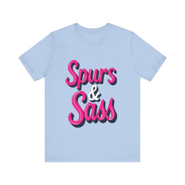 Spurs & Sass T-Shirt – Western Cowgirl Graphic for Bold Attitudes - Image 45