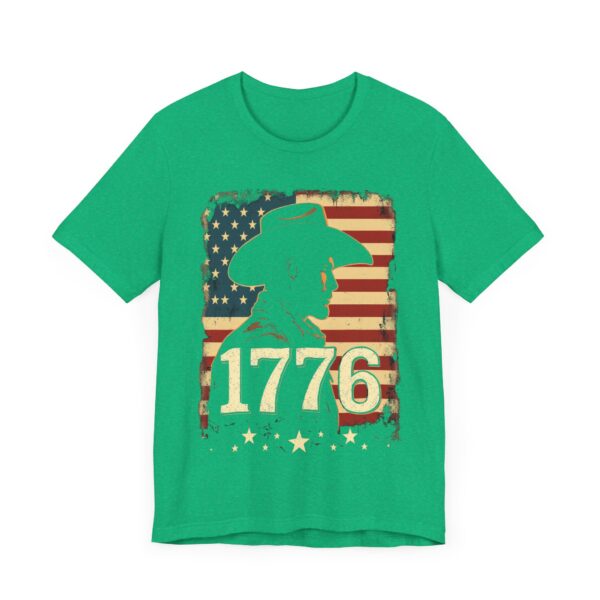 1776 Freedom T-Shirt – Cowboy Patriotic Vintage Graphic Design - Image 31