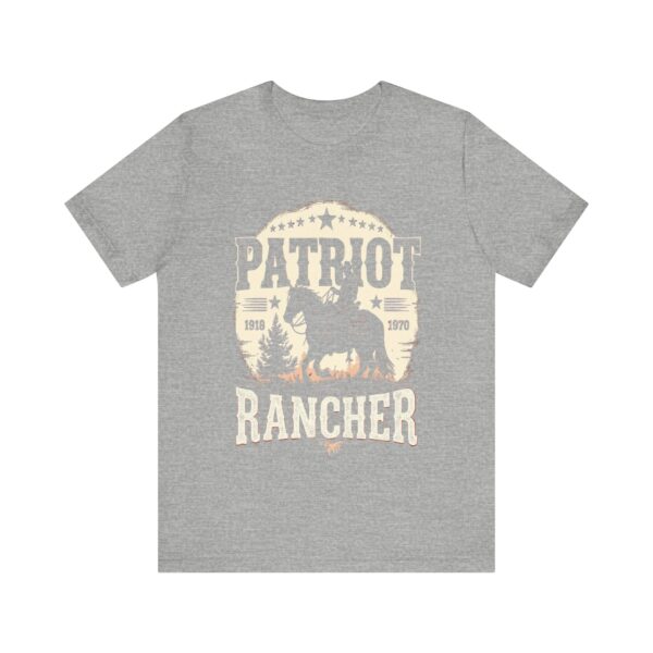 Patriot Rancher T-Shirt - Western Cowboy Graphic Tee for Proud Ranchers & Country Lovers - Image 13