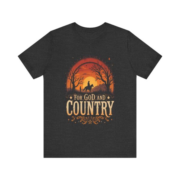 For God and Country T-Shirt – Cowboy Spirit Design for Faith and Freedom - Image 53