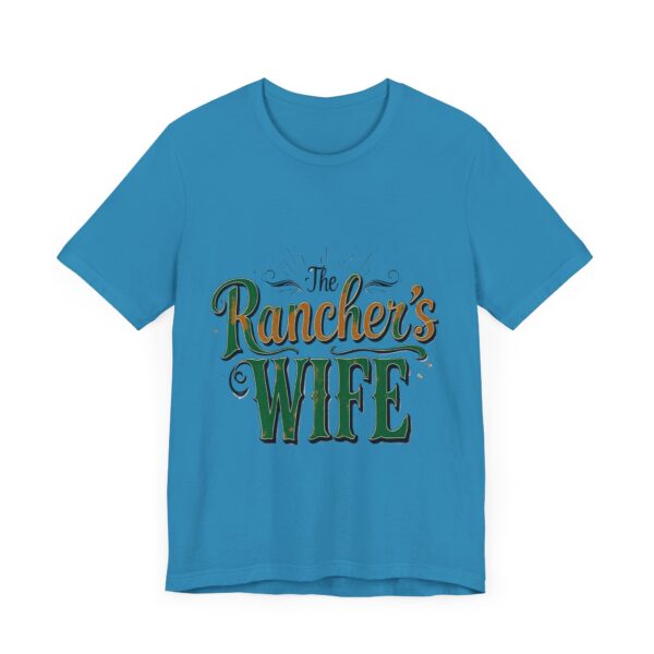 Rancher's Wife T-Shirt – Rustic Typography Design for Strong Country Women - Image 39