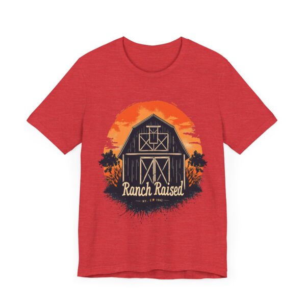 Ranch Raised Vintage Barn Silhouette - - T-Shirt | Western style - Image 23