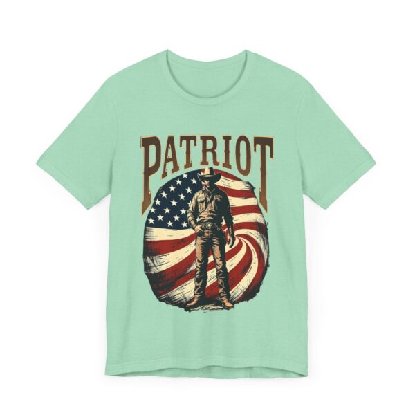 Patriot By Choice T-Shirt – Bold Cowboy Spirit and Patriotic Pride Design - Image 27